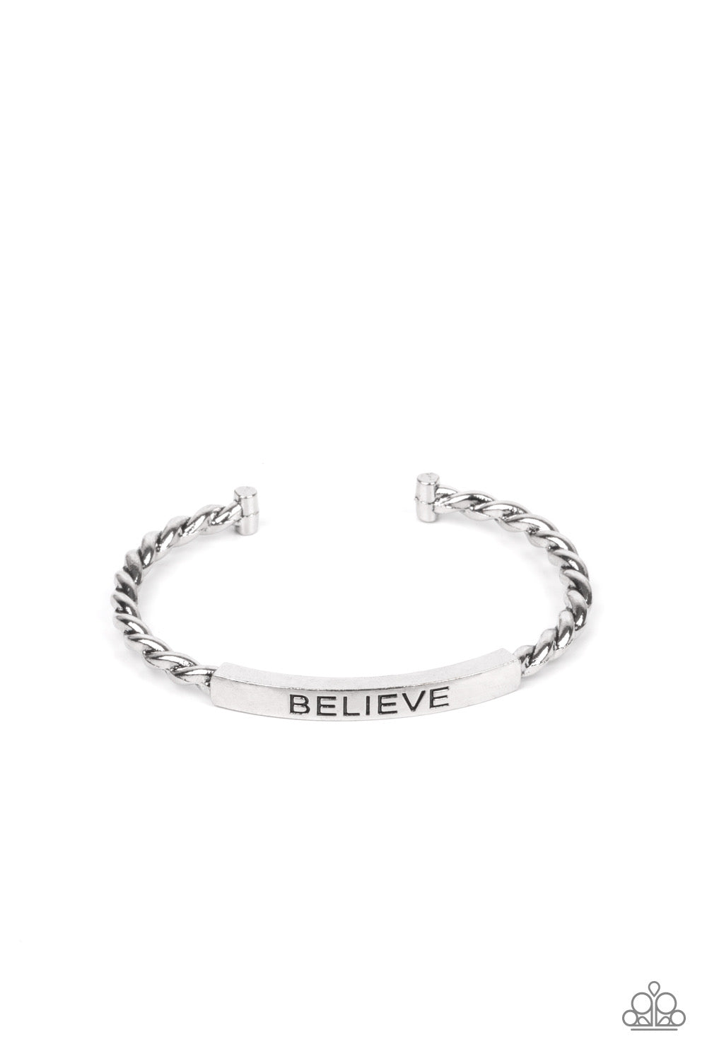 Keep Calm and Believe - silver